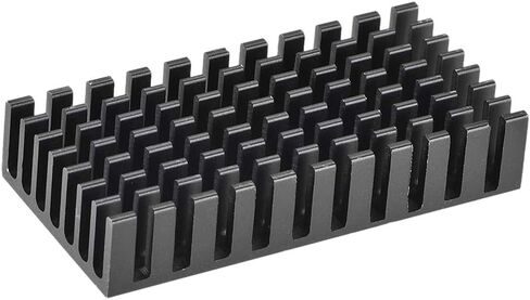 uxcell Electronic Radiators Heatsink for MOS GPU IC Chip Black 40 x 40 x 5 mm in Saudi Arabia