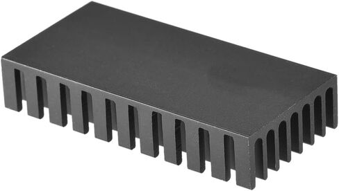 uxcell Electronic Radiators Heatsink for MOS GPU IC Chip Black 40 x 40 x 5 mm in Saudi Arabia