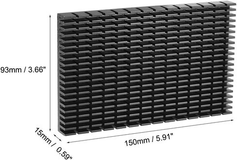 uxcell Electronic Radiators Heatsink for MOS GPU IC Chip Black 40 x 40 x 5 mm in Saudi Arabia