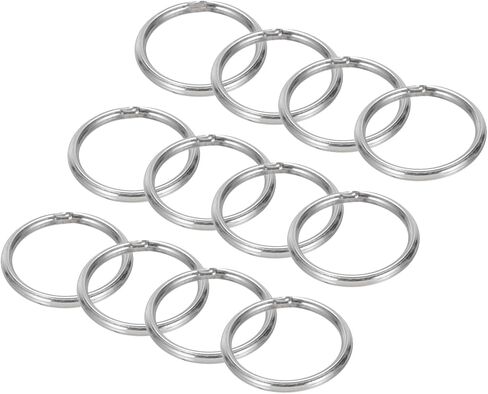 PATIKIL Metal O Rings, 304 Stainless Steel O-Ring Heavy Smooth Round Rings for Macrame Keychain in Saudi Arabia