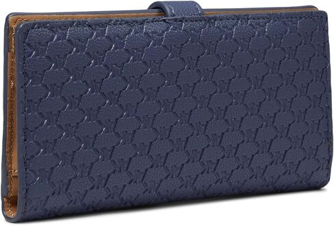 Anne Klein AK 2 Piece Embossed Logo Wallet with Insert, Midnight in Kuwait