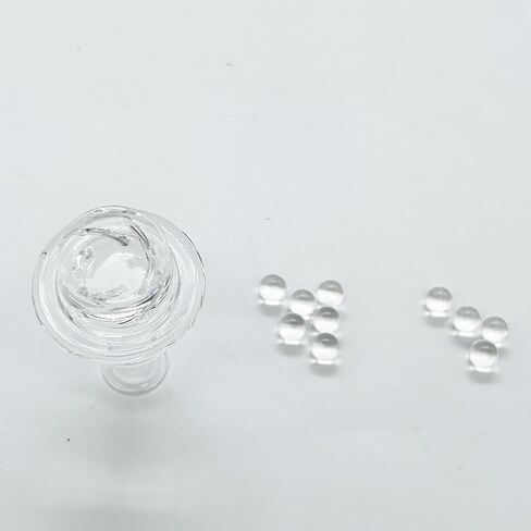 6mm Non Porous Glass Decorative Beads, Vase Filling DIY Craft Decorative Jewelry, Pack of 10, SG362546 in Saudi Arabia