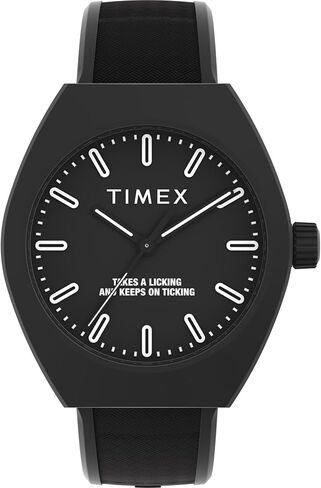 Timex Unisex Urban Pop 40mm Watch - Black Strap Black Dial Black Case in Saudi Arabia