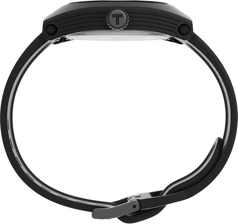 Timex Unisex Urban Pop 40mm Watch - Black Strap Black Dial Black Case in Saudi Arabia