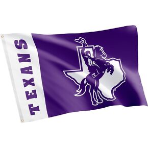Desert Cactus Tarleton State University Flag TSU Texans Flag Banners 100% Polyester Indoor Outdoor 3x5 feet Flags (Team Name)