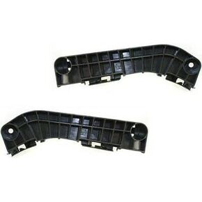 Front Left Driver & Right Passenger Side Bumper Cover Support Bracket Retainer Set Of 2 Replacement For 2007-2011 Toyota Camry Black Textured TO1042108 TO1043108 5253506030 5253606020