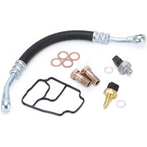 Engine Oil Filter Housing Seal Kit Replacement for BMW E46 E39 E53 E85 325Ci 530i X5 Z3