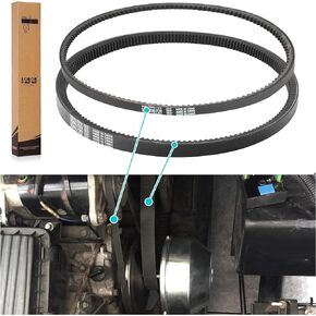 10L0L Golf Cart Clutch Drive Belt/Starter Generator Belt for Club Car DS&Precedent(Years 1997-2015),OEM 101916701, 1016203