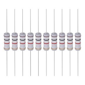 YOKIVE 20 Pcs Metal Oxide Film Resistors, Axis Lead Resistor, Keep Normal Circuit Operation, Great for Electric Power Equipment (Grey, 3W, 1K Ohm)