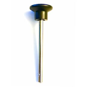 SBD Quick Release Pin Tensile (3/8" Dia 4-1/4" Locking Space) WORLD CLASS Weight Stack SELECTOR KEY - w/Jumbo 1-3/4" Dia Round Designer KNOB |DETENT Hitch PINS | Chrome PL Steel Shaft
