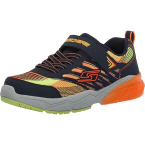 Skechers Unisex-Child THERMOFLUX 2.0-BRODOX Sneaker, Navy/Orange, 3 Little Kid in Kuwait