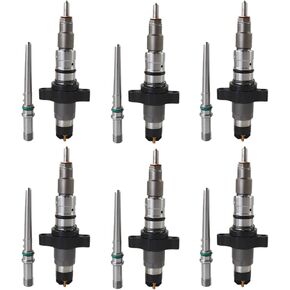 0445120238 حاقن الوقود 6 قطع متوافق مع دودج رام 2500/3500 الكمون 5.9 لتر 2004 2005 2006 2007 2008 2009 حاقن الوقود وأنابيب الموصل استبدال OE 0986435505 0445120103 in Kuwait