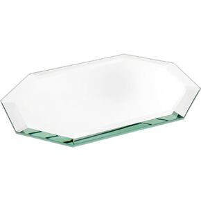 Plymor Long Octagon 5mm Beveled Glass Mirror, 5 inch x 7 inch