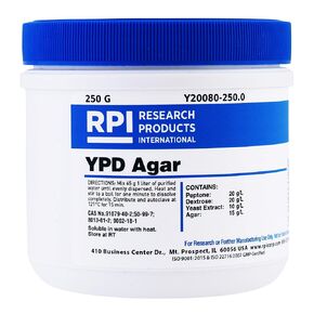 RPI Y20080-250.0 YPD Agar, 250g