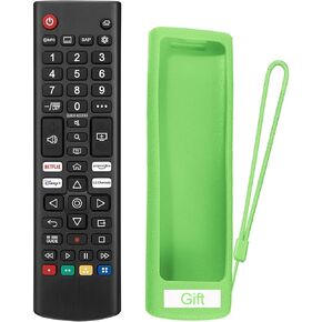 Universal TV Remote Control for LG TV + Night Glow Remote Case, Replacement for LG Remote Control Compatible with All LG Smart TV Models (LCD LED UHD OLED QNED NanoCell 4K 8K,etc)