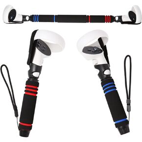 VR Handle Attachments for Meta/Oculus Quest 2 Gorilla Tag Accessories,VR Gorilla Tag Long Arms Grips for Meta Quest 2 Beat Saber Golf Club Baseball and VR Games