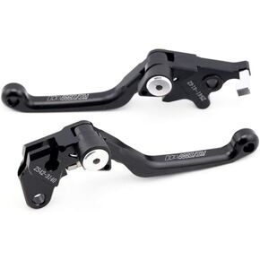 crazy sport Pivot Brake Clutch Levers for SUZ-UKI DRZ 400 DRZ400S DRZ400SM DRZ400E 400S 400E 400SM 2000-2021 CNC（not fit drz400 2000-2004） (Black)