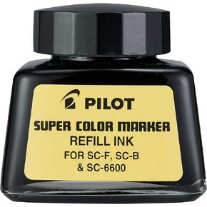 Pilot 43500 Marker Refill, Black, 1 oz Bottle