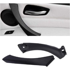 Moonlinks Compatible with BMW E90/E91/E92/E93 Door Pull Handles + Door Handle Outer Cover, Right Front/Right Rear Passenger Door Handle Covers Set (Compatible with BMW 323 325 328 330 335)(Gray)