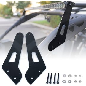 Xprite 50" Upper LED Light Bar Mounting Brackets for 2017 2018 2019 2020 2021 Can-Am Maverick X3 Models with Stock Roll Cage Only