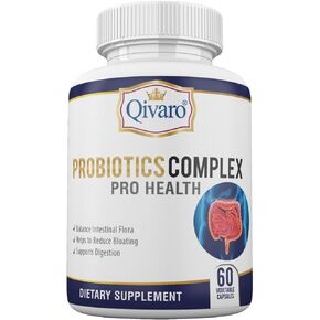 Probiotic Complex Pro Health - Digestive Balance and Immune Support - Natural and Organic Supplement - Daily Probiotic Support - Vegan and Non-GMO - Made in USA – 60 Capsule