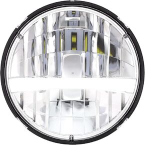 United Pacific 31458 ULTRALIT High Power LED 7-inch Round Headlight w/Turn Signal & Amber Position Light Bar, Solid State Design, DOT/SAE - 1 Unit