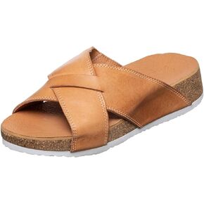 Antelope Women's Adeline Leather Flat Platform Sandals