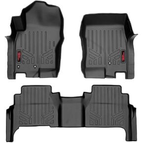 Rough Country Floor Matss for 2008-2021 Nissan Frontier | Crew Cab - M-80513 , Black
