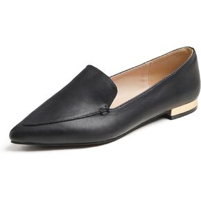 FEVERSOLE Women's Loafer Flat Pointed Deco Low Heel Fashion Slip On Dress Driving Office Shoes in Saudi Arabia
