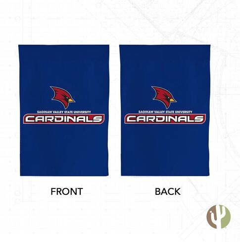Desert Cactus Saginaw Valley State University Garden Flag SVSU Cardinals Banner 100% Polyester (Design 1) in Saudi Arabia