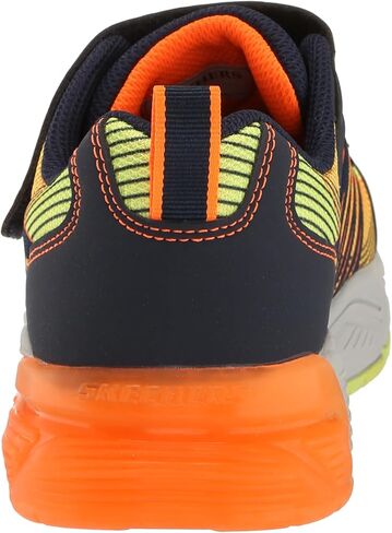 Skechers Unisex-Child THERMOFLUX 2.0-BRODOX Sneaker, Navy/Orange, 3 Little Kid in Saudi Arabia