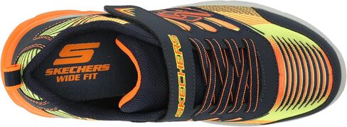Skechers Unisex-Child THERMOFLUX 2.0-BRODOX Sneaker, Navy/Orange, 3 Little Kid in Saudi Arabia