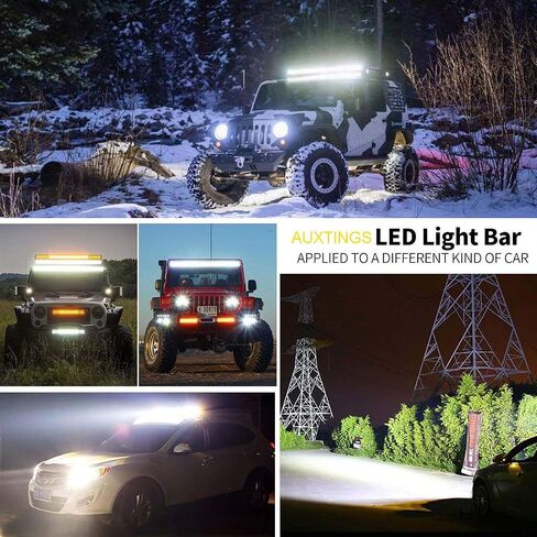 Willpower 2 Pieces 4 inch 60W LED Light Bar Work Light 4 Row Spot Flood Beam Off Road Auto Fog Driving Lamp for Trucks Tractor 4X4 Jeep Boat 12V 24V Waterproof IP67 in Saudi Arabia