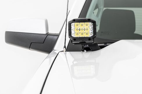 مجموعة مصابيح LED للفيضانات مقاس 2 بوصة من Rough Country لسيارة 2014-2018 Chevy Silverado - 71053 in Saudi Arabia