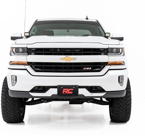 مجموعة مصابيح LED للفيضانات مقاس 2 بوصة من Rough Country لسيارة 2014-2018 Chevy Silverado - 71053 in Saudi Arabia