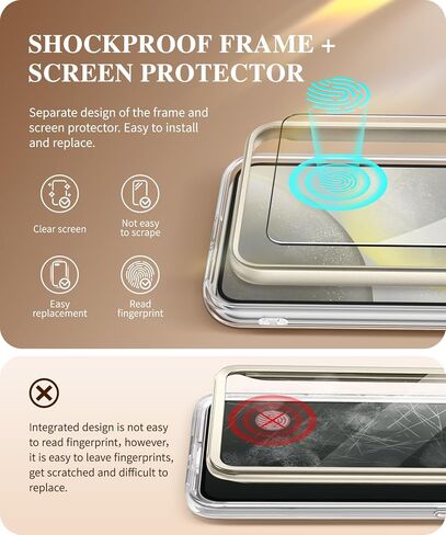 GVIEWIN for Samsung Galaxy S24 Case with Screen Protector & Camera Lens Protector, [Military Grade Drop Test] Full Body Protection Rugged Marble Phone Cover Women 6.2" (Desert Dream/Green) in Saudi Arabia