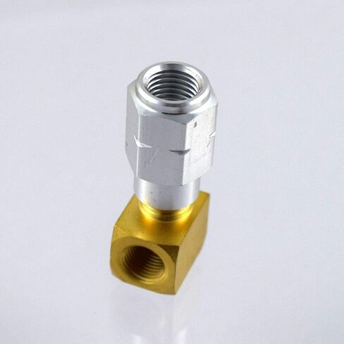 -4 an Female Thread Port & 90 Degree Fitting with 1/8-27 NPT Female Thread Port Compatible with Chevy GM LS1, LS2, LS3 & LS6 in Saudi Arabia