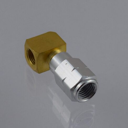 -4 an Female Thread Port & 90 Degree Fitting with 1/8-27 NPT Female Thread Port Compatible with Chevy GM LS1, LS2, LS3 & LS6 in Saudi Arabia