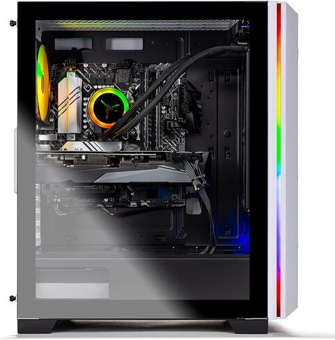 Skytech Gaming Azure Gaming PC, Ryzen 7 7700X 4.5 GHz, RTX 4080, 1TB NVME Gen4, 32GB DDR5 RAM RGB, 1000W Gold ATX 3.0 PSU Wi-Fi, Win 11 Home, RGB-Keyboard and RGB-Mouse Included in Saudi Arabia