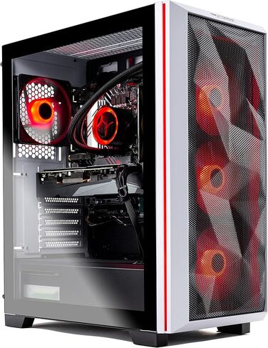 Skytech Gaming Azure Gaming PC, Ryzen 7 7700X 4.5 GHz, RTX 4080, 1TB NVME Gen4, 32GB DDR5 RAM RGB, 1000W Gold ATX 3.0 PSU Wi-Fi, Win 11 Home, RGB-Keyboard and RGB-Mouse Included in Saudi Arabia