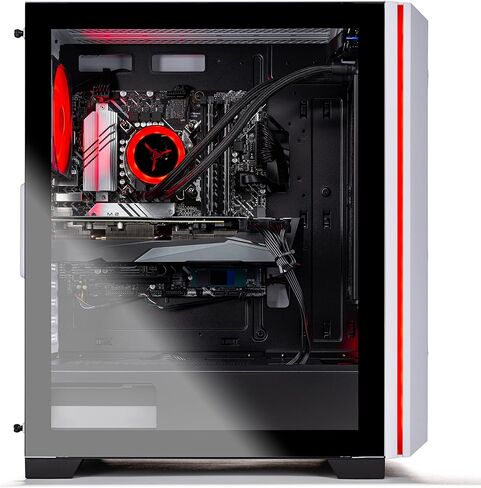 Skytech Gaming Azure Gaming PC, Ryzen 7 7700X 4.5 GHz, RTX 4080, 1TB NVME Gen4, 32GB DDR5 RAM RGB, 1000W Gold ATX 3.0 PSU Wi-Fi, Win 11 Home, RGB-Keyboard and RGB-Mouse Included in Saudi Arabia