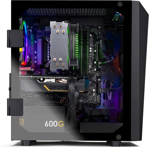 كمبيوتر سطح المكتب للألعاب Skytech Gaming Chronos - Intel Core i7 12700F 2.1 جيجا هرتز، NVIDIA RTX 4070، 1 تيرابايت NVME SSD، 16 جيجابايت DDR4 RAM 3200، 750 واط ذهبي PSU، 240 مم AIO، 11AC Wi-Fi، Windows 11 Home 64 بت، أبيض in Saudi Arabia