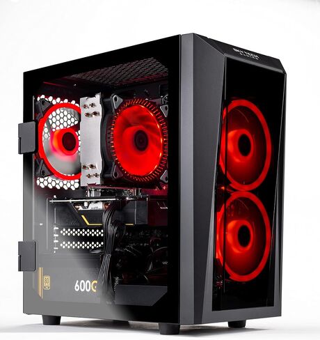 كمبيوتر سطح المكتب للألعاب Skytech Gaming Chronos - Intel Core i7 12700F 2.1 جيجا هرتز، NVIDIA RTX 4070، 1 تيرابايت NVME SSD، 16 جيجابايت DDR4 RAM 3200، 750 واط ذهبي PSU، 240 مم AIO، 11AC Wi-Fi، Windows 11 Home 64 بت، أبيض in Saudi Arabia