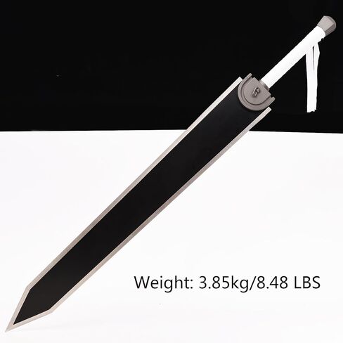 ZiQing Dragon Slayer Berserk Guts Sword 49 بوصة دعامة لعب الأدوار معدنية كاملة مع غمد، قطعة عرض قابلة للجمع in Kuwait