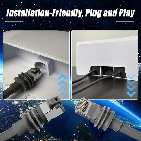 كابل Starlink Gen3، 100 قدم لكابل استبدال Starlink Satellite Gen3/V3، مجموعة إنترنت Starlink للقمر الصناعي Gen 3، سلك تمديد كابل Starlink لـ Star Link (100 قدم) in Kuwait