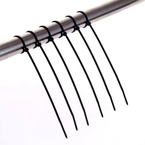 Cable Zip Ties Heavy Duty 4 Inch 100pcs Premium Plastic Wire Ties with 18 Pounds Tensile Strength Self-Locking Black Nylon Tie Wraps for Indoor and Outdoo (4 Inch) zip ties assorted sizes in Saudi Arabia