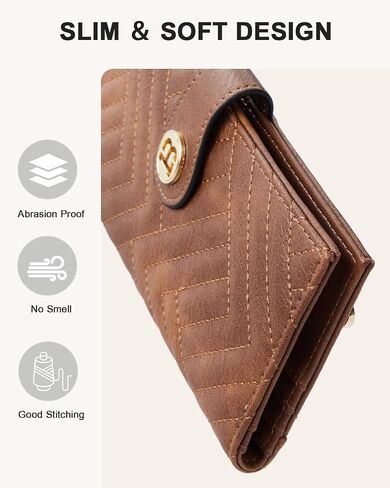 BOSTANTEN Small Sling Bag for Women ＆ Wallet for Women Leather RFID Blocking Card Holder in Saudi Arabia
