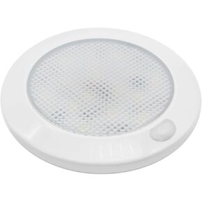 إضاءة الحلم LED DC 12 فولت على شكل قبة مع مفتاح للداخلية RV Camper Trailer Marine Boat Cabin Ceiling Light - 3 بوصة، ضوء أبيض بارد قابل للتعتيم، مع وظيفة الذاكرة