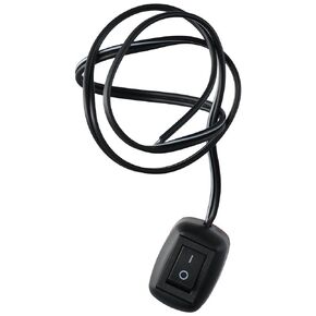 Paste Type Switch,Push Button Switch ON/Off DC12V Surface Mount Switch with 23.6" Cable for Various Lamps and Lanterns