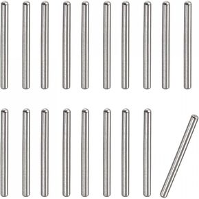 uxcell 1x5mm Dowel Pins, 100pcs 304 Stainless Steel Round Head Flat Chamfered End Dowel Pin Bunk Bed Pins Shelf Pegs Support Shelves Fasten Elements in Saudi Arabia